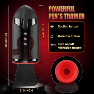 Mannelijke Masturbator Penis Training Vibrator Mannelijke Seks Speelgoed voor Mannen Penispomp 3 Rotatie 5 Zuigende 10 Vibrerende Sex Machine Stroker - Product Image 5