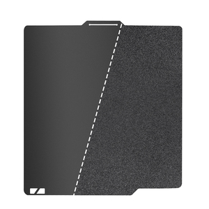 Accesorios para Impresora 3D, Placa de Construcción PEI de Doble Cara, Negra Lisa + Revestimiento Esmerilado, 257x257mm, Ideaformer 270g, Usada en Bambu Lab - Product Image 1