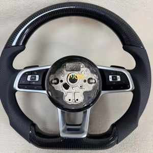 Volante Deportivo de Cuero con LED de 35 mm para Volkswagen <span class=keywords><strong>Polo</strong></span> GTI Scirocco Jetta Passat <span class=keywords><strong>TSI</strong></span> Golf 6 Mk4 Mk5 Mk7 Mk8 - Product Image 5