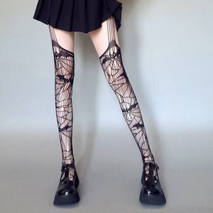 Punk Sexy jarretelle bas résille chauve-souris découpe à motifs <span class=keywords><strong>Babes</strong></span> Leggings collants Style gothique foncé collants - Product Image 1