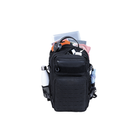 Sac à dos tactique de sport avec système MOLLE - Imperméable en polyester 900D, durable et léger pour la salle de sport, les activités de plein air et l'usage quotidien, avec compartiment pour ordinateur portable
