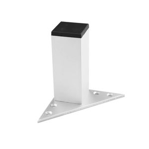 Chrome Metal <b>Folding</b> <b>Table</b> Sofa Legs Silver Furniture Hardware Modern for Living Room Hospital Outdoor Workshop Apartment - Product Image 6