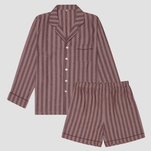 <span class=keywords><strong>Pigiama</strong></span> da <span class=keywords><strong>Uomo</strong></span> in Lino 100% Personalizzato, Traspirante, con Tasche, Lavabile in Lavatrice, Casual, <span class=keywords><strong>a</strong></span> Maniche Lunghe, <span class=keywords><strong>a</strong></span> <span class=keywords><strong>Righe</strong></span>, Combinato, Vendita all'Ingrosso - Product Image 4