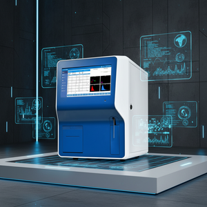 Analyseur hématologique automatique EURVET 5 parties CBC, équipement vétérinaire, analyseur biochimique entièrement automatique - Product Image 1