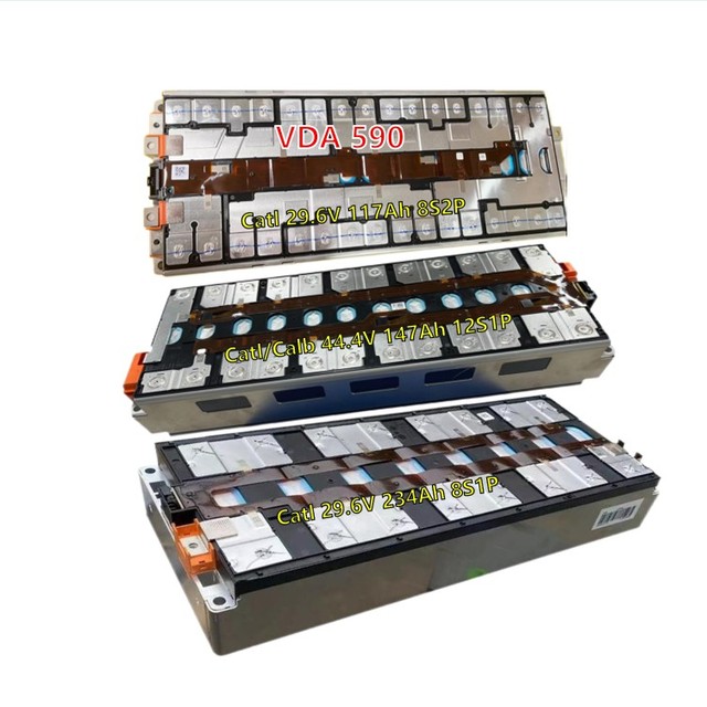 Factory Price Catl Calb 117Ah 147Ah 234Ah 8S2P 12S1P 8S1P VDA 590 Nmc Nissan Leaf Battery 3.7V Lithium Ion Battery Module