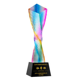 Honor Of <span class=keywords><strong>Crystal</strong></span> New Clear <span class=keywords><strong>Crystal</strong></span> Award Trofeo Recuerdos Regalos Trofeo de cristal personalizado - Product Image 5