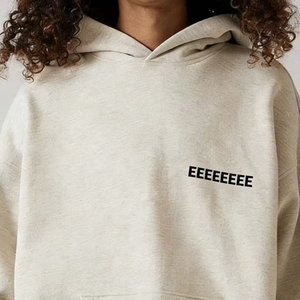 Sudadera con Capucha ESSEN <span class=keywords><strong>de</strong></span> Primavera con Diseño <span class=keywords><strong>de</strong></span> Flores Bordadas y Logotipo Estampado en Relieve en <span class=keywords><strong>la</strong></span> Parte Delantera - Product Image 1