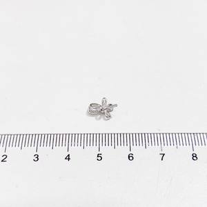 Accessoires en perles DIY, pendentif en argent S925, support vide, collier simple en jade avec perles rondes de 10 à 13 mm, 31353 - Product Image 4