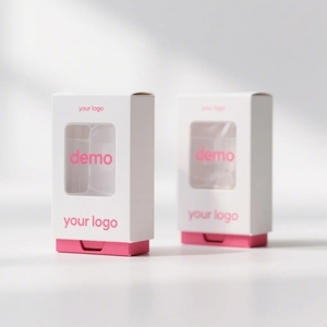 2025 bán buôn tùy chỉnh thiết kế in cứng nhắc cửa sổ các tông hộp giấy với nắp cho món quà nhẹ hơn bao bì Bộ hộp đóng gói - Product Image 2