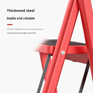 Fabriek Directe Verkoop Moderne Stalen Combinatie Ladders Hotel Opvouwbare Verdikte 12 Stappen 150Kg Laadvermogen Multifunctioneel - Product Image 3