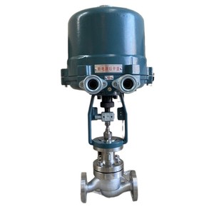 วาล์วควบคุมไฟฟ้าแบบที่นั่งเดียว ZDLP-16C-DN25 4-20mA สำหรับควบคุมการไหลของไอน้ำและน้ำร้อน ปรับการไหลของน้ำเสีย สำหรับบำบัดน้ำเสีย มาตรฐาน IP65 - Product Image 1