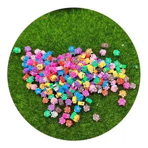 1000Pcs/Lot Mixed Color Owl Shaped Polymer Clay Beads Loose Spacer Charms For Bracelet Necklace Jewelry Making DIY