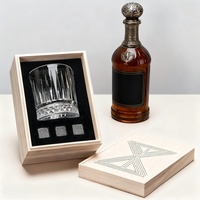 Verre Design européen Épais 270ml Écologique Haute Qualité Logo Personnalisé Cadeau d'Affaires Verres à Whisky Carafe Vin Bière Glace