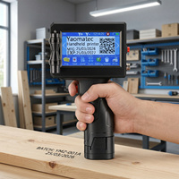 Imprimante jet d'encre portable rechargeable 1755 de 12,7 mm avec impression de logo personnalisé, date de production, date d'expiration et code de lot de l'usine Yaomatec
