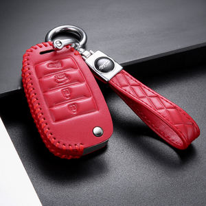 Housse de clé en cuir faite à la main pour Kia sac porte-clés pliable avec fermeture suspendue Compatible avec TOUT NOUVEAU K5 K4 K3 KX5 KX1 - Product Image 4