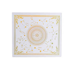 Caja de regalo Hijab de mariposa con flor de rosas preservadas de doble capa para invitados de boda - Product Image 1