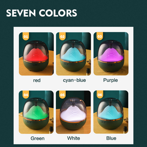 Kinscoter New Hotel Home LED Màu <span class=keywords><strong>600Ml</strong></span> Điện Tinh Dầu Núi Siêu Âm Máy Tạo Độ Ẩm Hương Liệu Khuếch Tán - Product Image 6