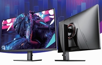 Moniteur de jeu Écran 2K Gamer Leds Monitor 32 pouces 2K 165Hz Écran 27 pouces PC Ordinateur portable Moniteur LCD