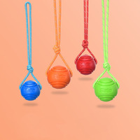 2025 jouets pour chiens interactifs pour animaux de compagnie chiot molaire morsure jouet en caoutchouc cordes élastiques nettoyage des dents de chien mâcher boule d'aspiration jouets corde en Nylon