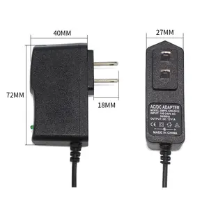 插头Ce Fcc Rohs认证220v Lan 5v分线板Ac Dc 4000ma 750ma 12v 0.2a 0.5a 1a适配器