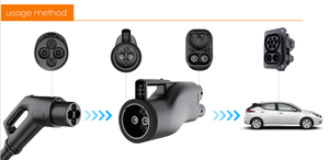 อะแดปเตอร์ชาร์จรถยนต์ไฟฟ้าแบบเร็ว CHAdeMO เป็น CCS2 DC 1000V 250A สำหรับรถยนต์ยุโรป <span class=keywords><strong>Tesla</strong></span> VW ID4 Skoda Audi Renault Kia Hyundai <span class=keywords><strong>BMW</strong></span> BYD MG - Product Image 2