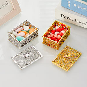 Boîte Cadeau de Luxe Élégante Or et Argent pour Chocolats et Bonbons, Faveurs de Mariage et Fournitures de Décoration de Fête de Noël - Product Image 3