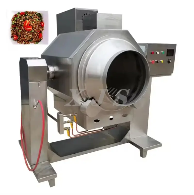 Commercial Automatic Noodles Fried Rice Making Machine Food Electric/Gas Cooking Stir Fry Machine For Restaurant