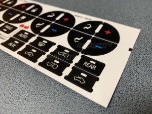 Repuesto de Control de Clima, Piezas Interiores, Adhesivo para Botón de Aire Acondicionado en el Tablero para Tahoe, Suburban, Avalanche, Silverado, Yukon - Product Image 4