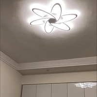Plafonnier LED moderne JACKSUN pour la maison, lumière acrylique tricolore, lampe de plafond à intensité variable avec télécommande pour le salon, éclairage principal
