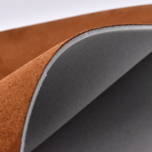 Tissu en faux daim à dos en mousse suédé brossé anti-poussière pour garnitures de voiture sièges de voiture plafond chaussures en flanelle avec mousse - Product Image 2