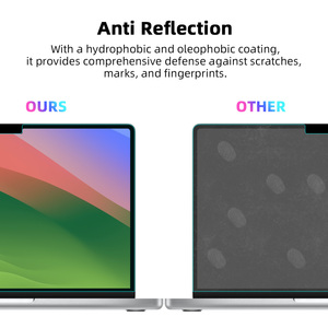 Protector de Pantalla Mate LFD 02 para <span class=keywords><strong>MacBook</strong></span> de <span class=keywords><strong>14</strong></span> Pulgadas M3 M2 <span class=keywords><strong>M1</strong></span> <span class=keywords><strong>Pro</strong></span>/<span class=keywords><strong>max</strong></span>, Anti Luz Azul, Anti Reflejos, PET, Anti Impactos, Compatible con Teléfono - Product Image 5