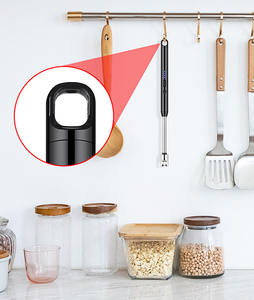 Briquet électrique à arc rechargeable USB en gros, sans flamme, portable, en métal, pour cuisine, bougies, avec fonction coupe-vent pour barbecue - Product Image 5