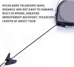 Retractable Pull Reel Keychain <b>Lighter</b> Holder Custom Logo Premium <b>Lighter</b> Sleeve Retractable Badge Reel - Product Image 4