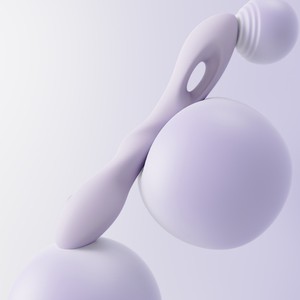 Vibrateur rose, violet, rouge, alimenté par piles, silencieux, 50 décibels, usage adulte - Product Image 1