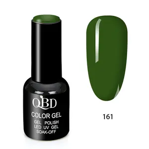 QBD Gel Nail Polish Supplies 270 Colors Private Label OEM 10ml Soak Off salon professional products Art UV Polishes Gel