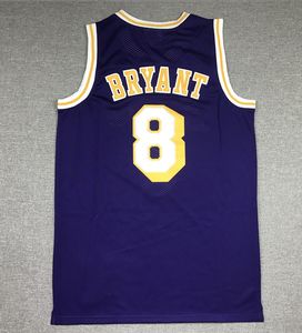 Vendite calde USA maglia da basket cucita di alta qualità briyant 8 uomo maglia maglietta S-2XL consegna rapida - Product Image 1