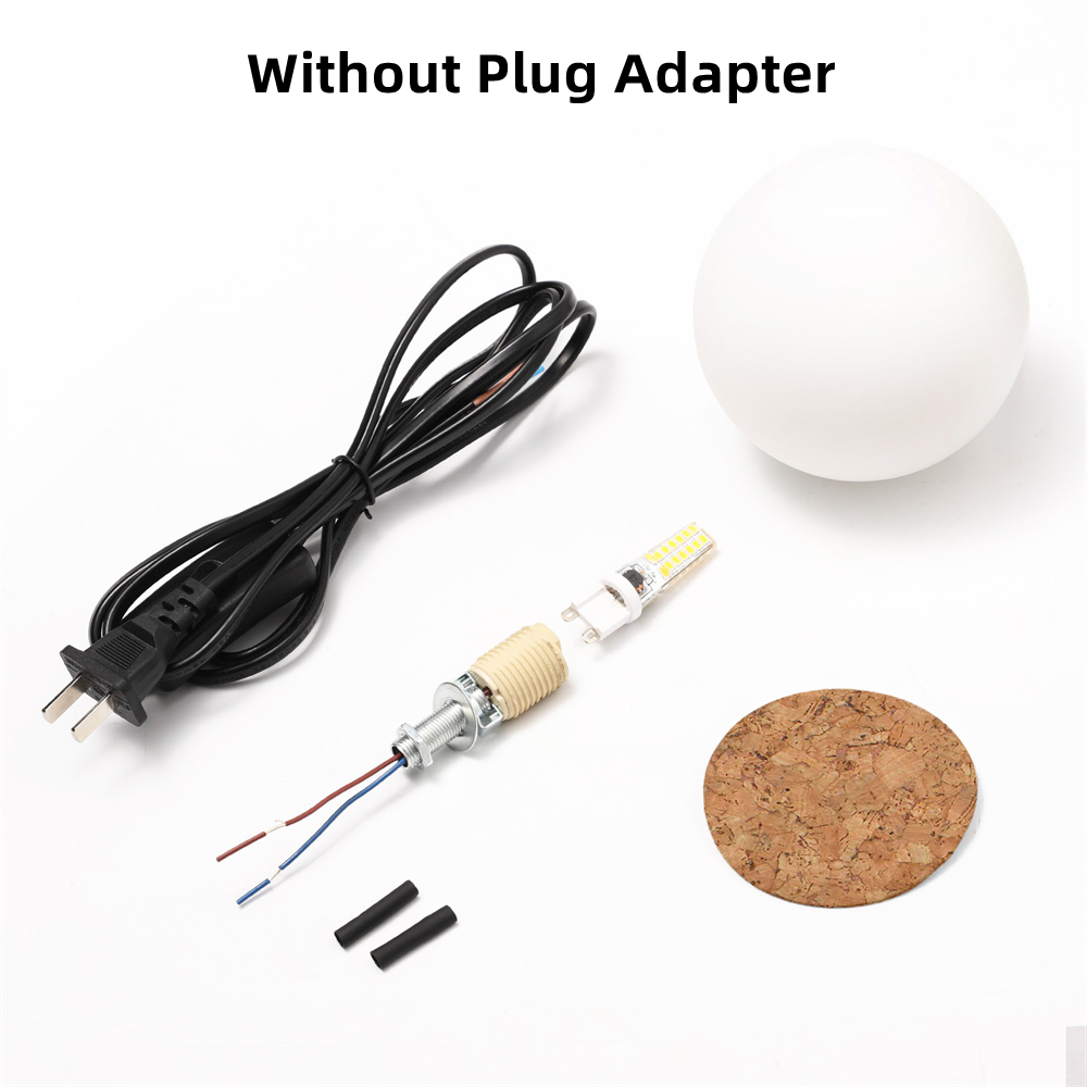 Sin adaptador de enchufe