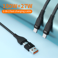 Nouvelle charge rapide universelle PD 3.1, PPS, AFC 4 en 1 pour USB TYPE C et 8P, profitez d'une charge rapide pour téléphone portable, tablette et ordinateur portable