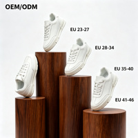 CACATUA White Family Chaussures de marche décontractées à lacets, baskets basses à bout rond, semelle en caoutchouc pour un usage quotidien, convient à tous les âges SY-14