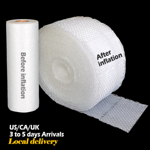 Nhà sản xuất màng bong bóng đóng gói với kích thước cuộn 300 mét mỗi cuộn, không có khí ở đầu cuộn, khối lượng nhỏ - Product Image 3