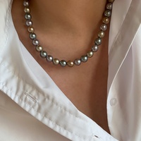 Offre Spéciale Design Original de haute qualité Curry foncé couleur mélangée collier de perles pour les femmes cadeau bijoux personnalisés