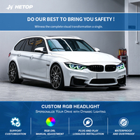 Phare HETOP F32 2012-2022 Série 4 M3 F80 M4 F82 2014-2019, mise à niveau personnalisée spéciale, style OSS, style RGB, DRL LED unique pour BMW