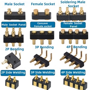 Nhà Máy Bán buôn đôi-row 4 pin nữ nối Suối Nước mục tiêu Vòng POGO pin nối - Product Image 6