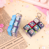 Custom Logo Anime Style Luminous UV Printed Customized Color Acrylic Portable Novelty Stress Switches PVC Keycap Gifts Promotion