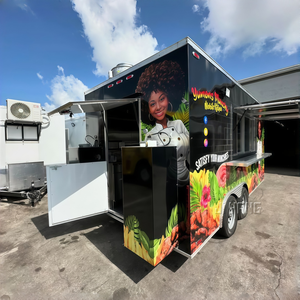 2025 Franquicia Catering Bar móvil Barbacoa Remolque de comida Totalmente equipado Helado Café Camión de comida rápida a la venta - Product Image 2