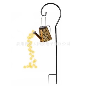 Regadera Solar con Luz de Jardín, 1M 60LEDs con Efecto Intermitente, Decoración Colgante para Exteriores - Product Image 5
