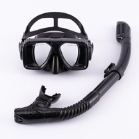 Nouvelles lunettes de plongée en verre trempé Anti-buée et masque de plongée en Silicone réglable ensemble de tuba pour les activités de plongée