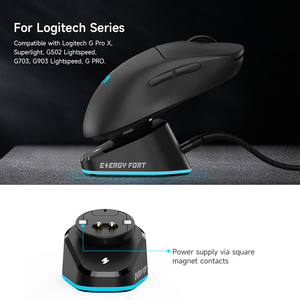 Sạc đế cho chuột Logitech G PRO X SUPERLIGHT 2 G502 X Plus G703 G903 G PRO Wireless USB <span class=keywords><strong>Hub</strong></span> Gaming <span class=keywords><strong>Mice</strong></span> - Product Image 4