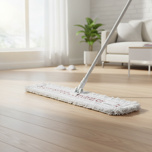 Gizmop Mopa para Polvo de 100 cm, Tela de Microfibra, Cabezal Rectangular, Absorción Rápida Exprimidor Automático Antibacteriano Reutilizable y Duradero - Product Image 3