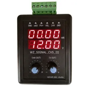 Adjustable 4-20ma Signal Generator 24V Arus Tegangan Transmitter Calibrator Sumber 0-10V Konstan Saat Ini Sumber Simulasi